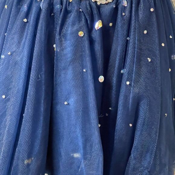 NWT Rachel Allen 6652 Navy Emebllished Short Prom Formal Dress 2 - Picture 4 of 14